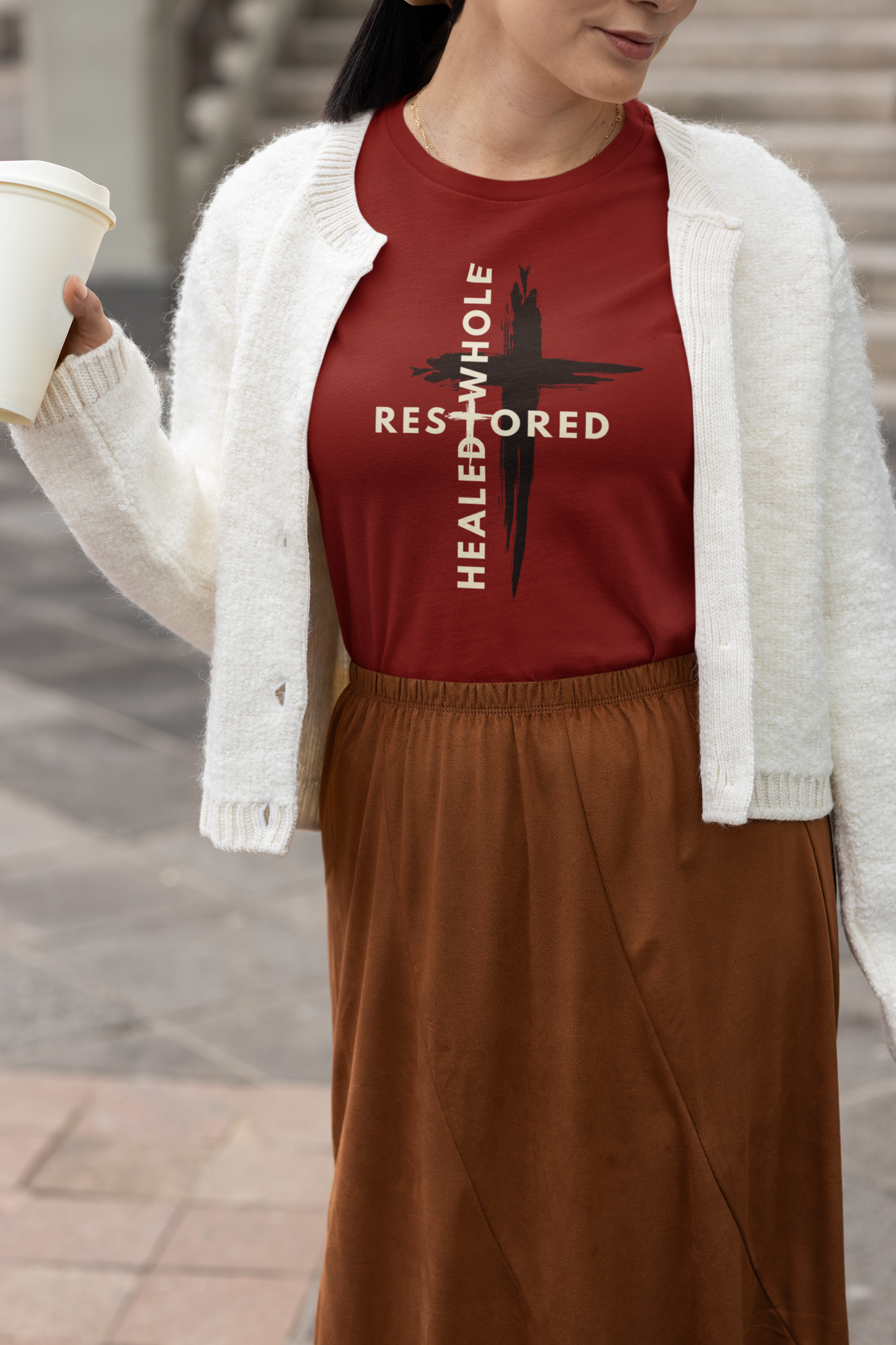 HEALED + WHOLE + RESTORED TEE