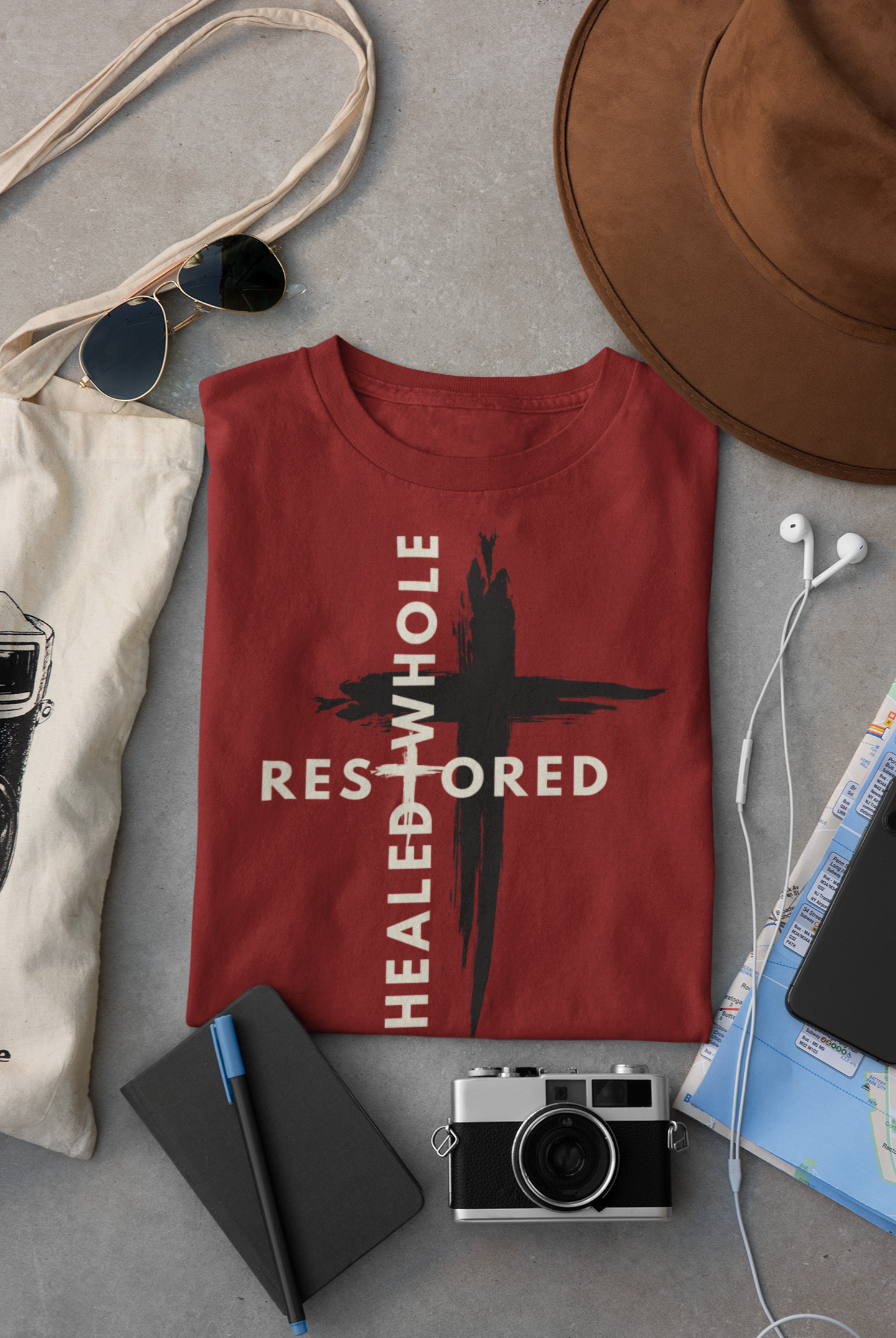 HEALED + WHOLE + RESTORED TEE