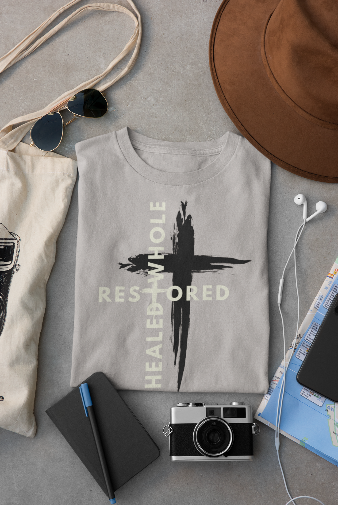 HEALED + WHOLE + RESTORED TEE